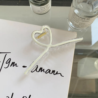 Fashion New Oil drip bow Hair Clips Women Ponytail Clip Jelly Clear Hairclip Girl Hairpin Crab Barrette Headwear Accessories