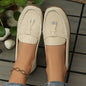 New Fashionable Slip-On Loafers Casual Versatile Comfortable Low-Top Flat Women's Shoes