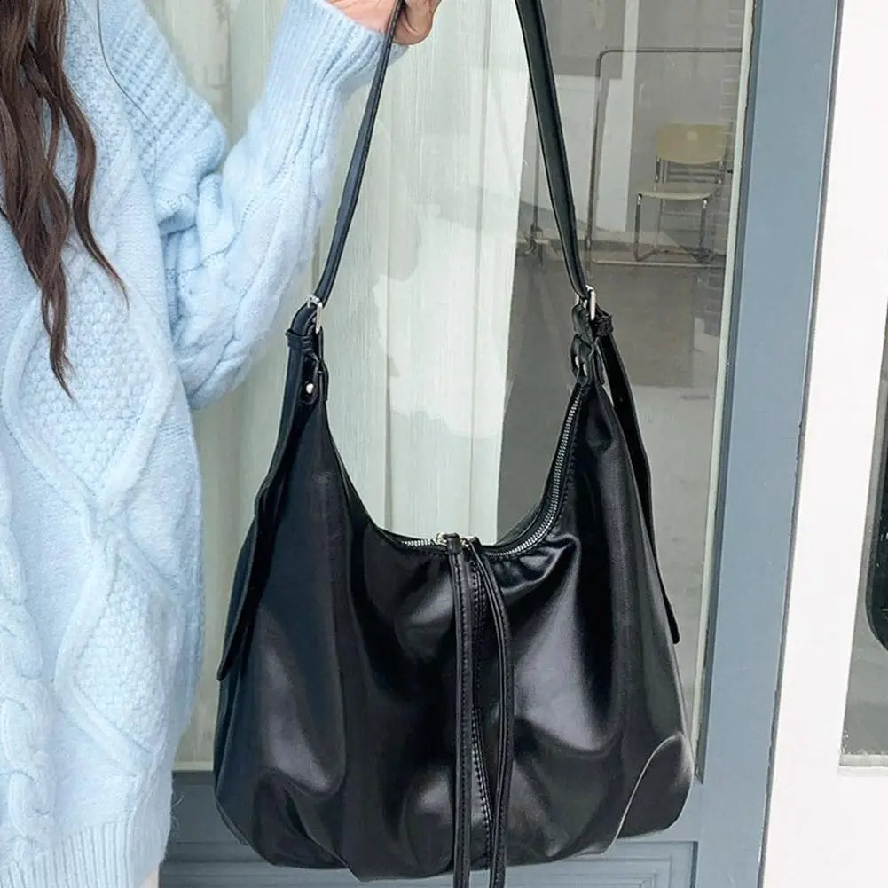 Vintage Shoulder Bag for Women - 3-in-1 Crossbody Hobo Tote Bag, Spacious Slouchy Purse Fall Winter Fashion, Retro Casual Style