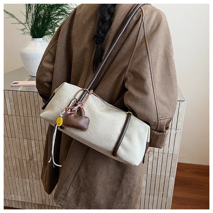 Stylish Design Exquisite Faux Suede Square Shoulder Bags Solid Zipper Personality 2025 Autumn & Winter New Armpit Bags for Women