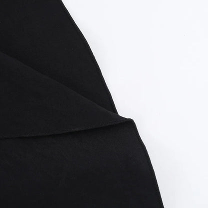 Wholesale New American Retro Irregular Skirt Hot Girl Sexy Punk Black Clothing Dark Style Women Summer Autumn Fashion Streetwear