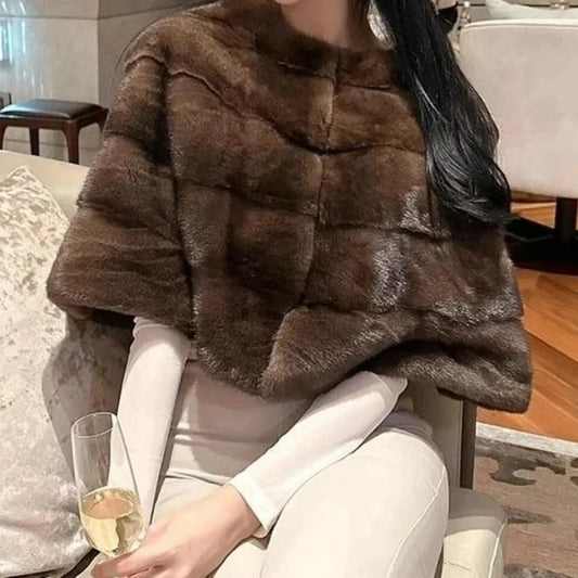 Winter Jacket Woman New in Coats Winter New Short Coat Fur Coat Women's Versatile Short Shawl