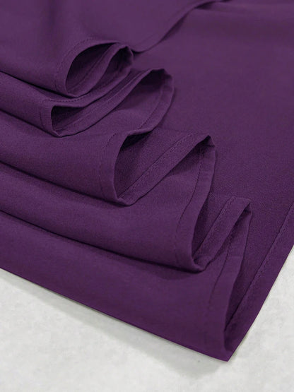 Stylish Solid A-line Skirts for Women Preppy School Style High Elastic Waist Long Skirt With Bow Woman Clothing Women's Skirts