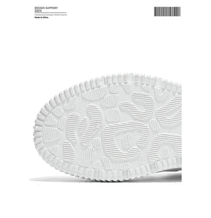 New Fashion Casual Sneakers High Top Skateboard Shoes Student Boots Men and Women Trend Wear Resistant Two-color Couples