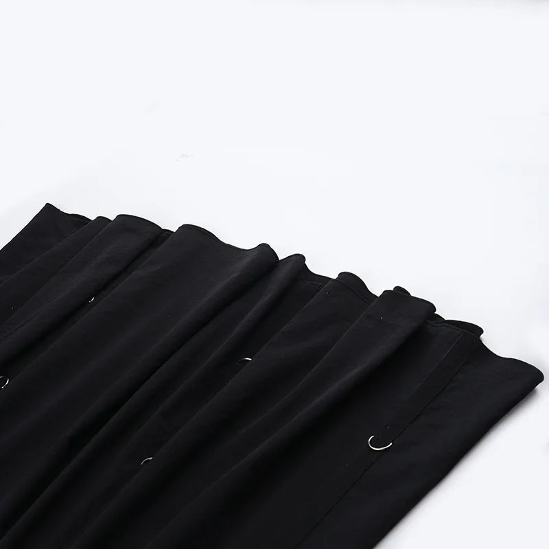 Wholesale New American Retro Irregular Skirt Hot Girl Sexy Punk Black Clothing Dark Style Women Summer Autumn Fashion Streetwear