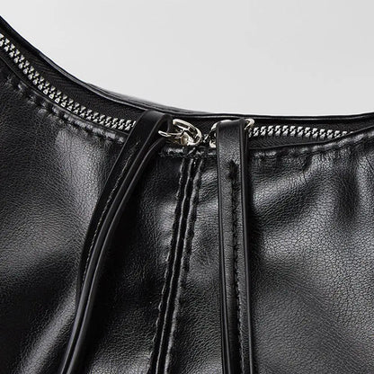 Vintage Shoulder Bag for Women - 3-in-1 Crossbody Hobo Tote Bag, Spacious Slouchy Purse Fall Winter Fashion, Retro Casual Style