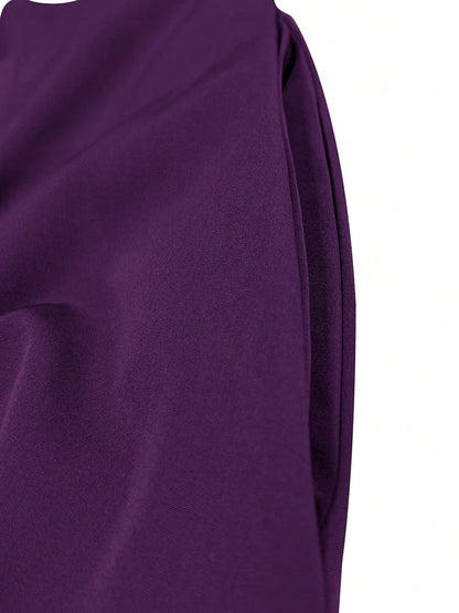 Stylish Solid A-line Skirts for Women Preppy School Style High Elastic Waist Long Skirt With Bow Woman Clothing Women's Skirts