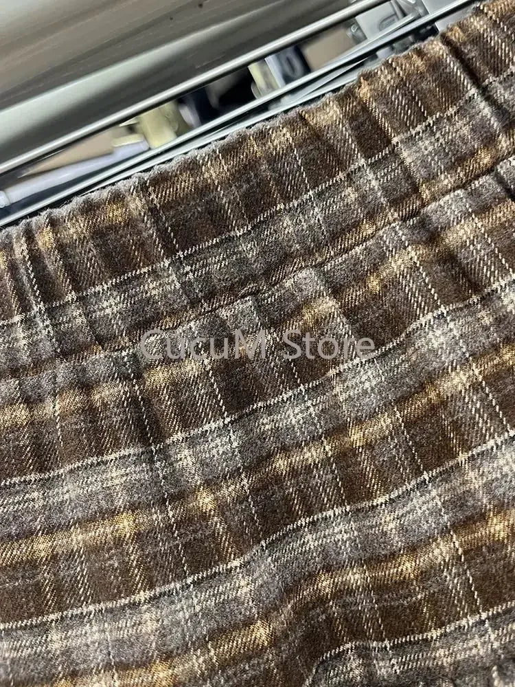 Japanese Y2k Cute Ruffled Plaid Skirt Punk Rock Subculture Cake Skirts Japanese Preppy Style Casual New 2025 Women Skirts