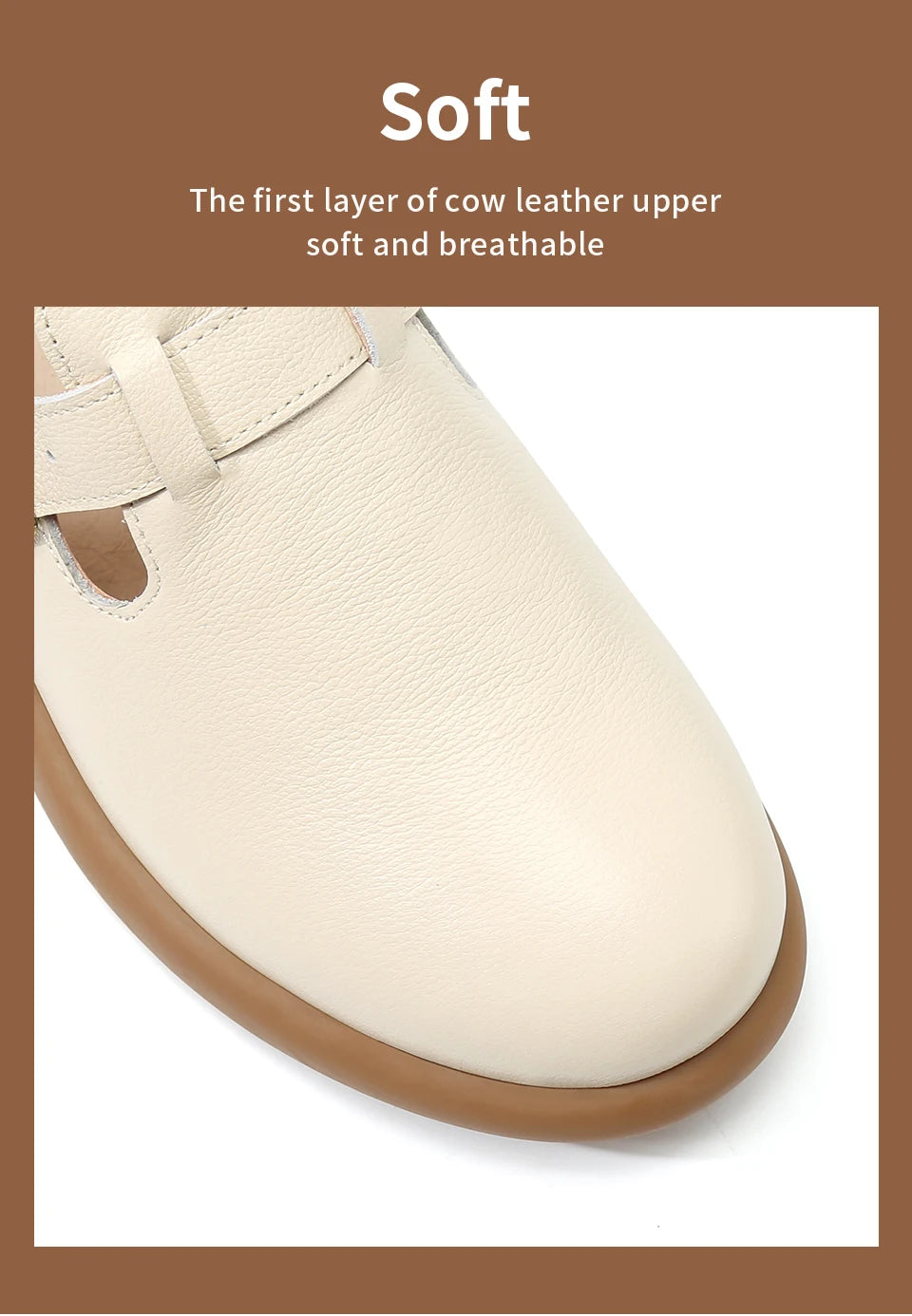 Loafers Women Spring Deep Single Shoes One Step Off Casual Shoes Leather Small Shoes British Style Platform Shoes Step-in