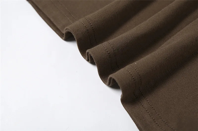 Casual Slim Folds Tie Flower Ruffles Flare Pants Casual Sexy Solid Mid-Waisted Wide Leg Pants Women 2024 Summer Fashion