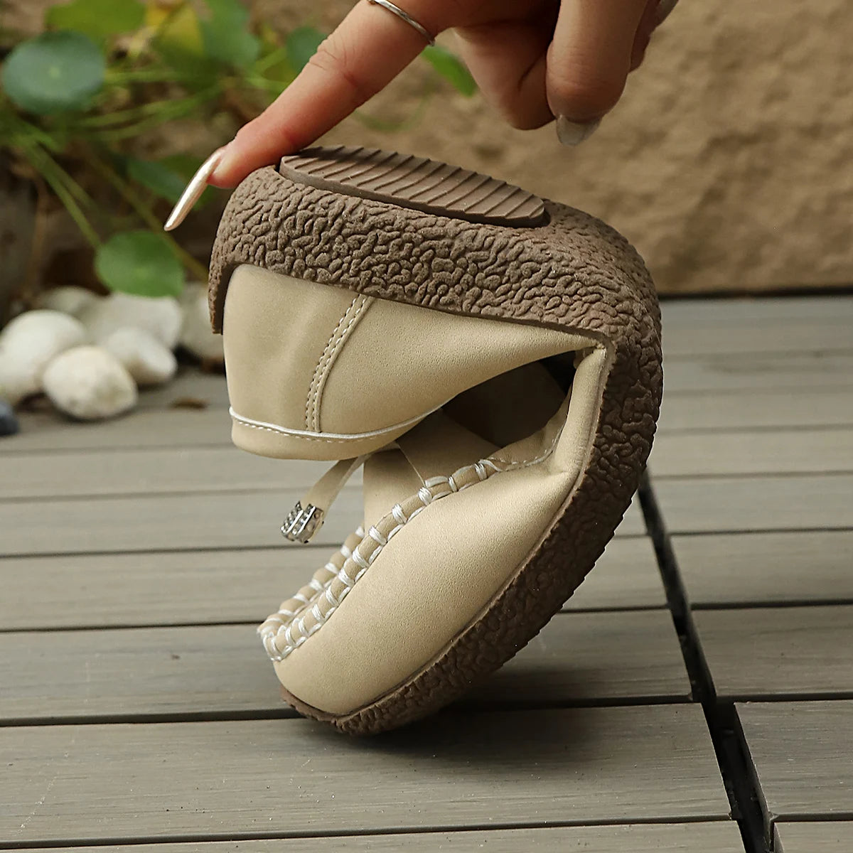 New Fashionable Slip-On Loafers Casual Versatile Comfortable Low-Top Flat Women's Shoes