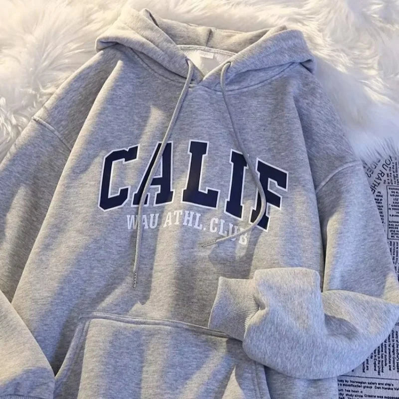 Autumn Winter Men Women Sweatshirt Print Hooded Pullovers Korean Fashion Loose Casual Hoodies Fleece Pullover Women Clothing Y2k