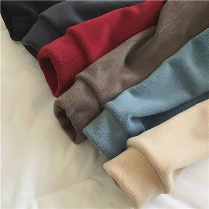 Autumn Winter Fleece Zipper Sweatshirt Jacket Women Clothing Embroidery Coats Warm Long Sleeve Cardigan Sport Outdoor Sweatshirt