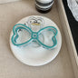 Fashion New Oil drip bow Hair Clips Women Ponytail Clip Jelly Clear Hairclip Girl Hairpin Crab Barrette Headwear Accessories