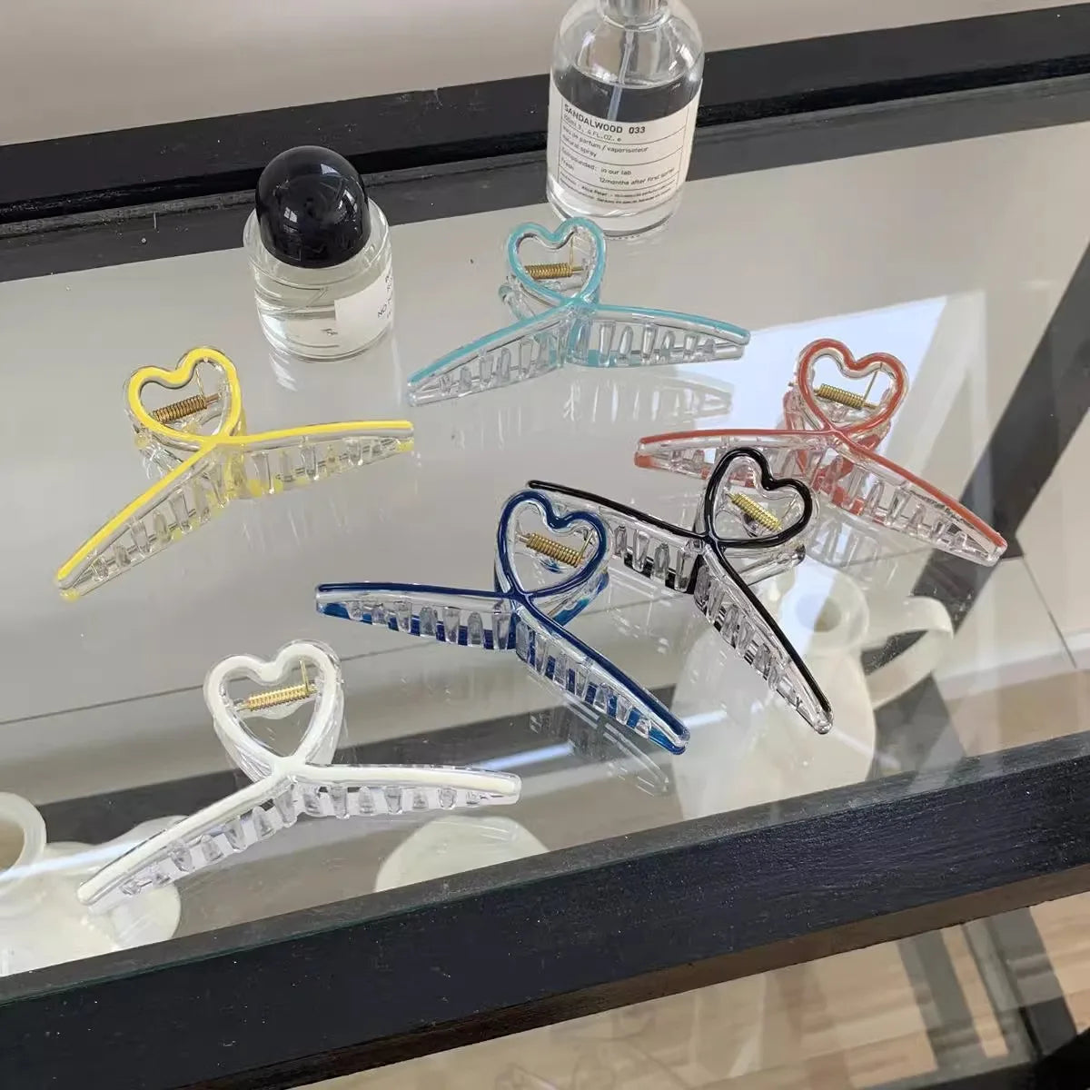 Fashion New Oil drip bow Hair Clips Women Ponytail Clip Jelly Clear Hairclip Girl Hairpin Crab Barrette Headwear Accessories