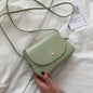 New Arrival Women Simple Shoulder Bag Candy Color PU Leather Ladies Small Square Crossbody Bags Female Handbags Torebki Damskie