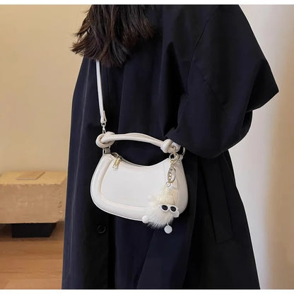 Niche Design Simple Bag Women New Trend Retro Texture Hand Bag Autumn Senior Sense Single Shoulder Commuter Crossbody Bag