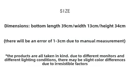 Sweet Cool Nylon Backpack Women's Lightweight Shoulder Crossbody Bag Dual Strap Casual Sle Fashionable Trendy Design Backpacks